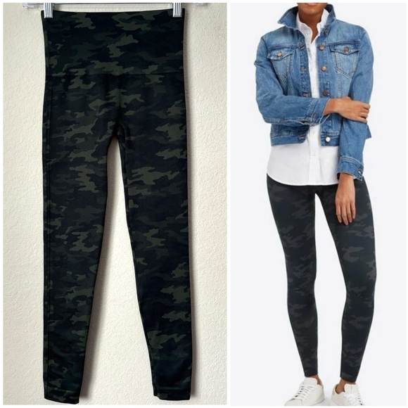 SPANX Pants - Spanx Camo Print Look at Me Now Seamless Leggings